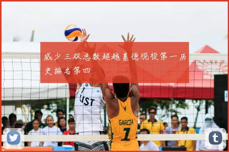 威少三双总数超越基德现役第一历史排名第四