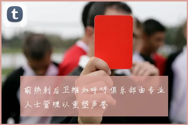 前热刺后卫维加呼吁俱乐部由专业人士管理以重塑声誉