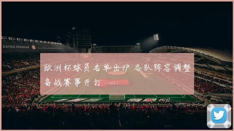 欧洲杯球员名单出炉 各队阵容调整备战赛事开打
